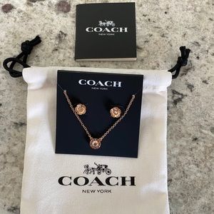 *NWT* Coach Earring and Necklace Set